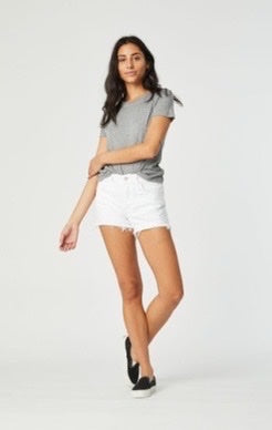 Rosie White Ripped Stretchy Shorts