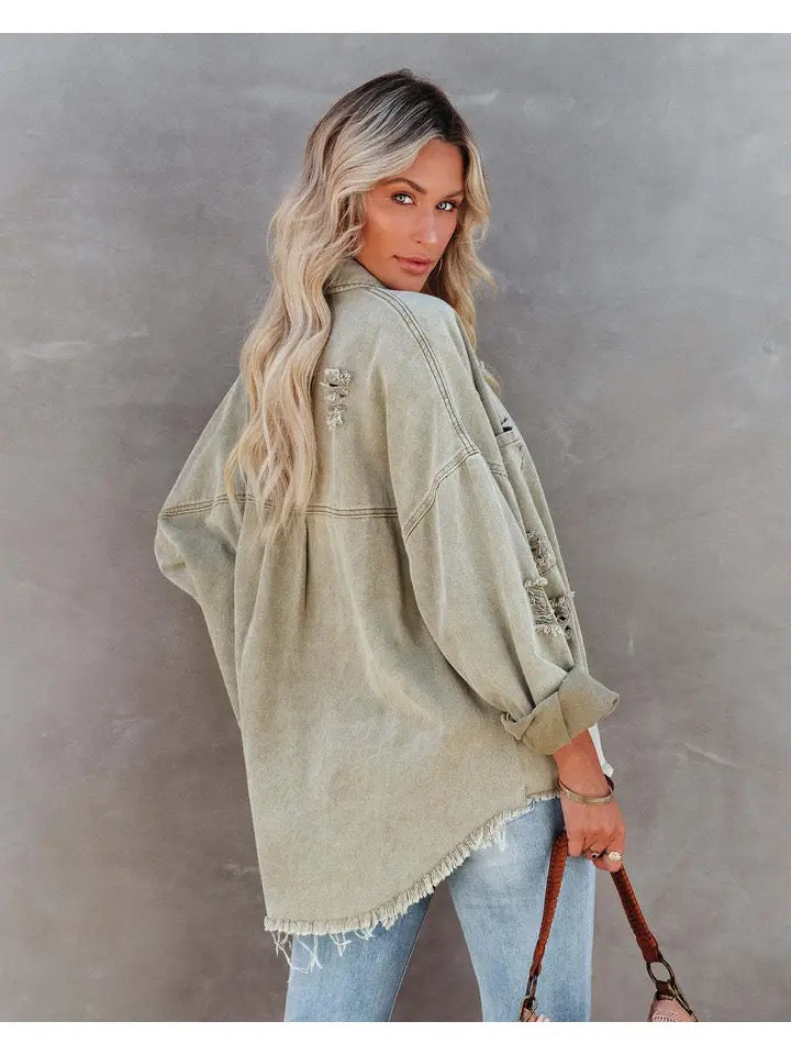 Long Sleeves Solid Color Ladies Daily Coat