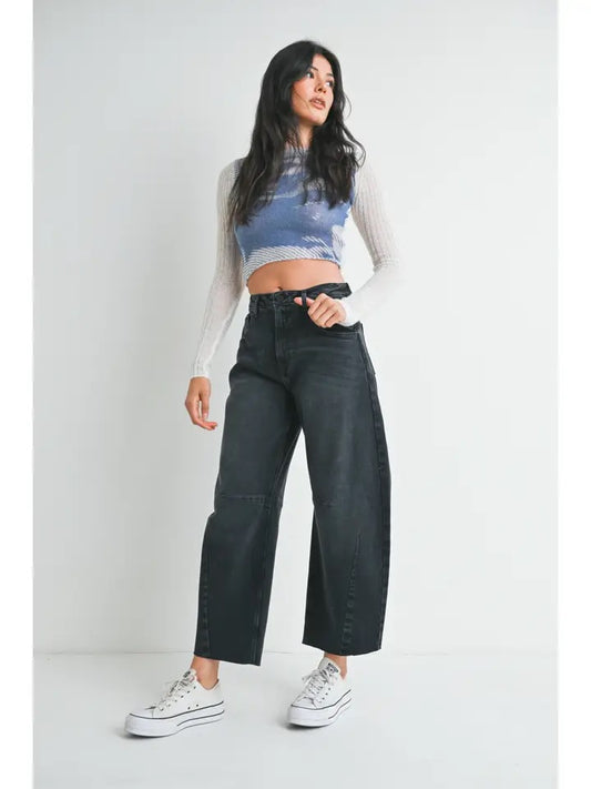 Barrel Jean w/ Seams