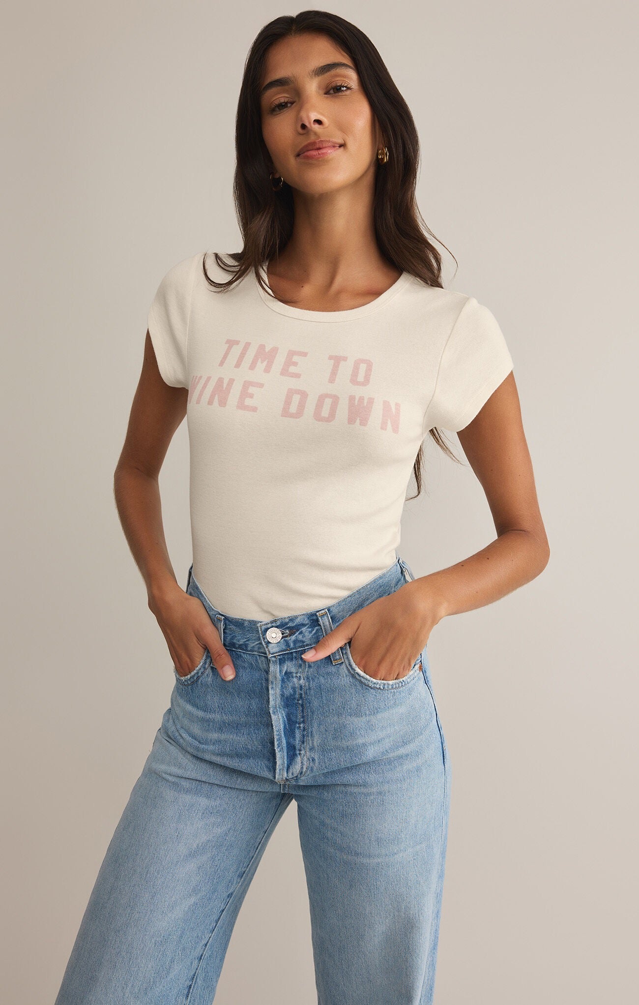 WINE DOWN CHEEKY TEE