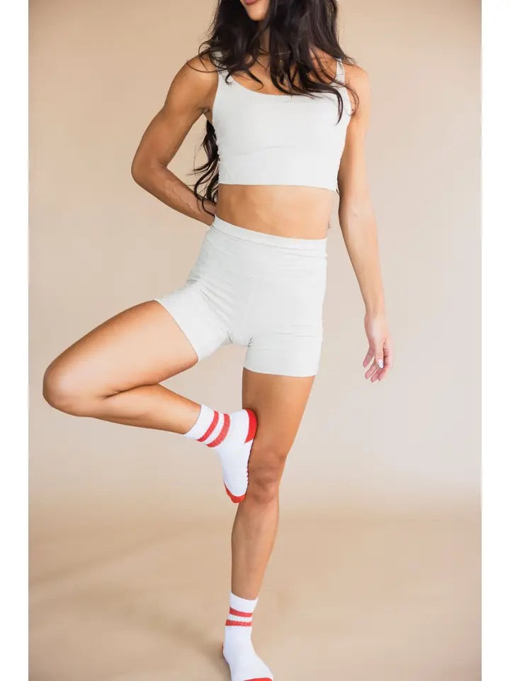 Rosso Vintage Short Crew Grip Sock