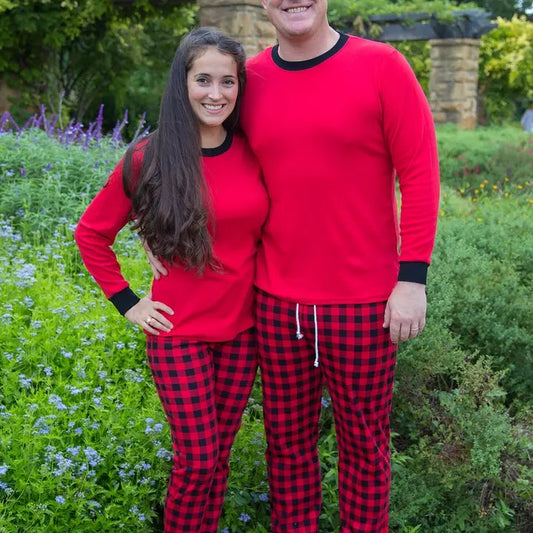 Adult Christmas Jammies - Buffalo Plaid