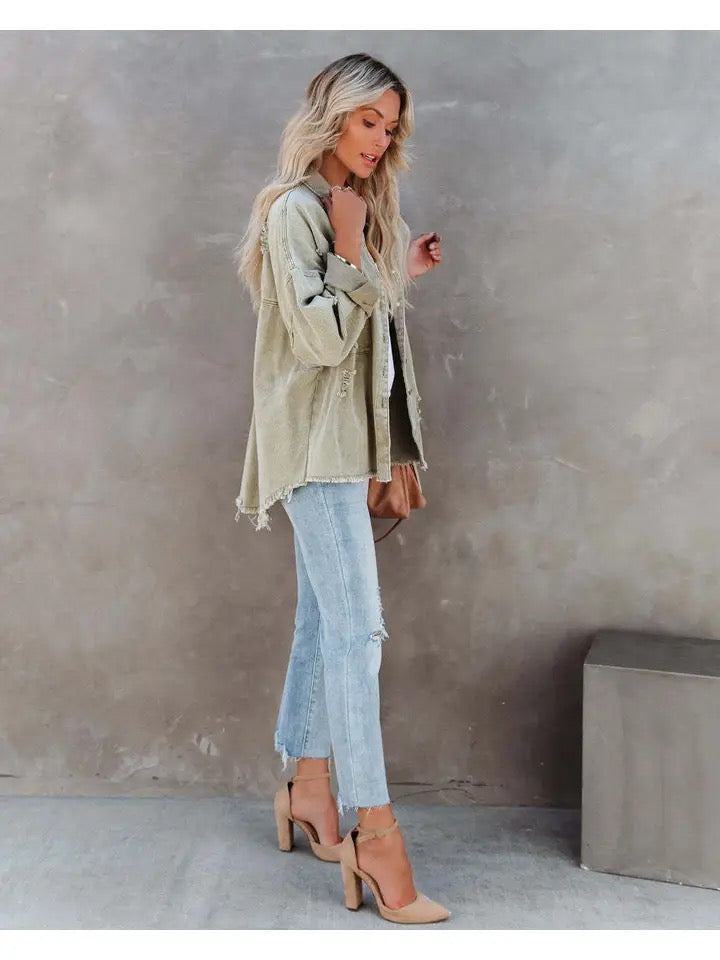 Long Sleeves Solid Color Ladies Daily Coat