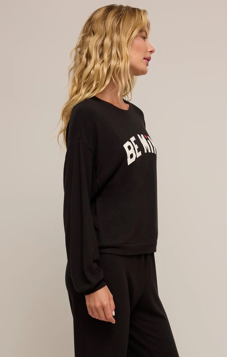 BE MINE LONG SLEEVE TOP