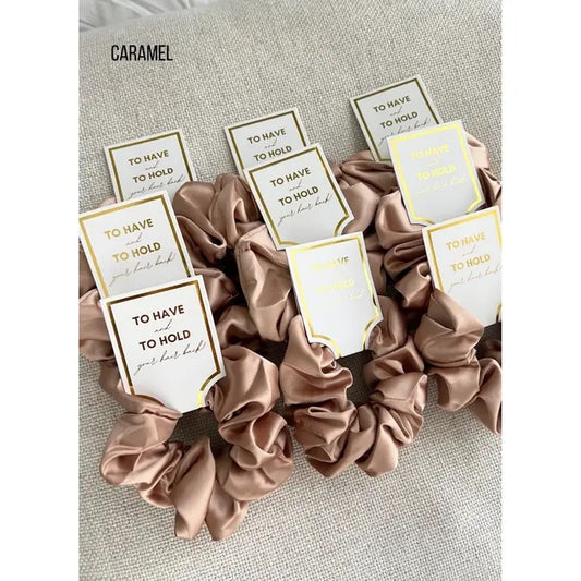 Silk Satin Soft Scrunchies