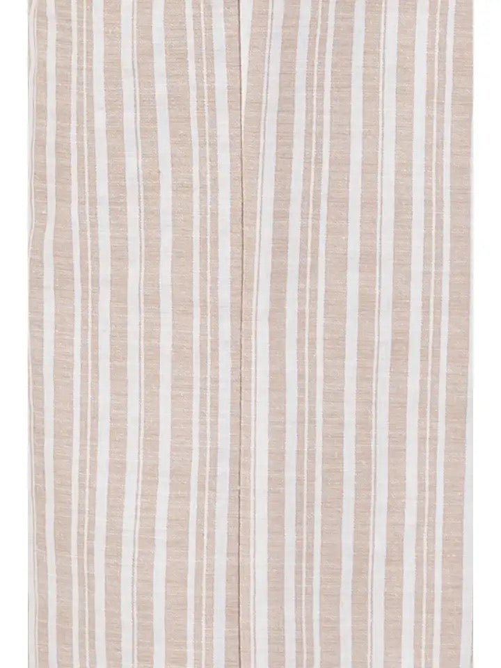 Smocked Waist Wide Leg Pants