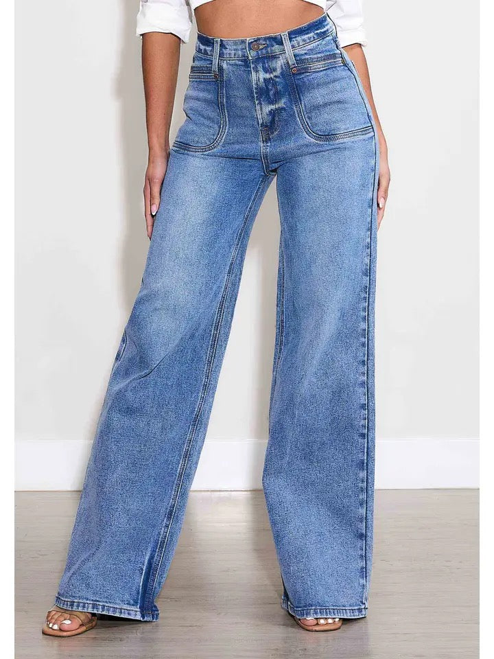 Wide Leg - Rigid with Comfort Stretch