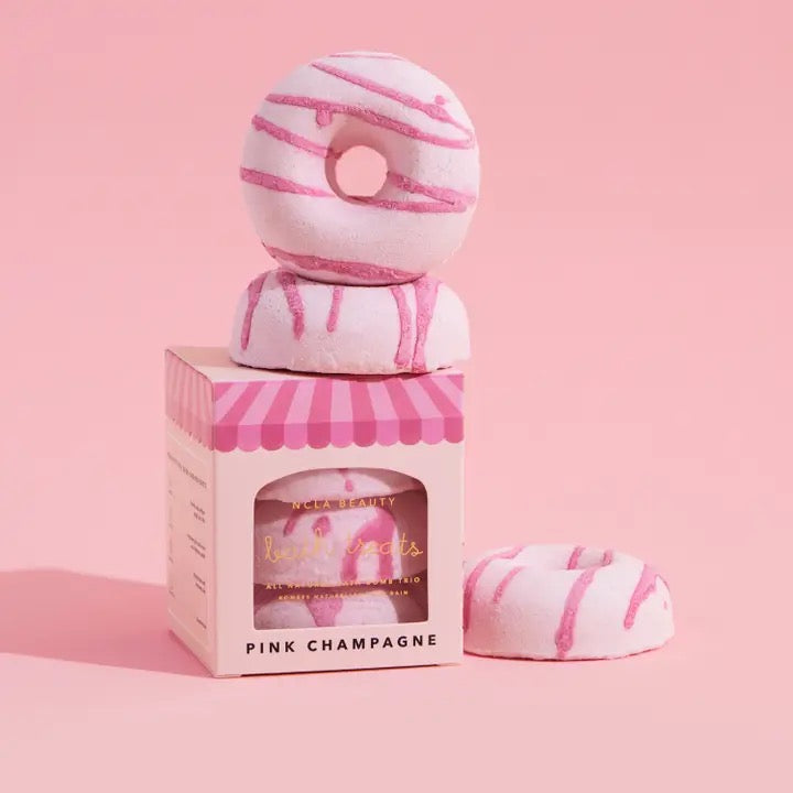 Pink Champagne Bath Treats (3 Pc Bath Bomb Set)