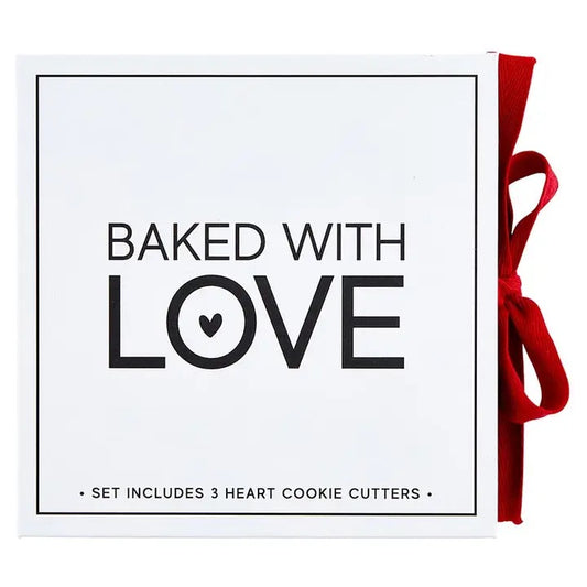 Heart Cookie Cutter Book Box - Set of 3
