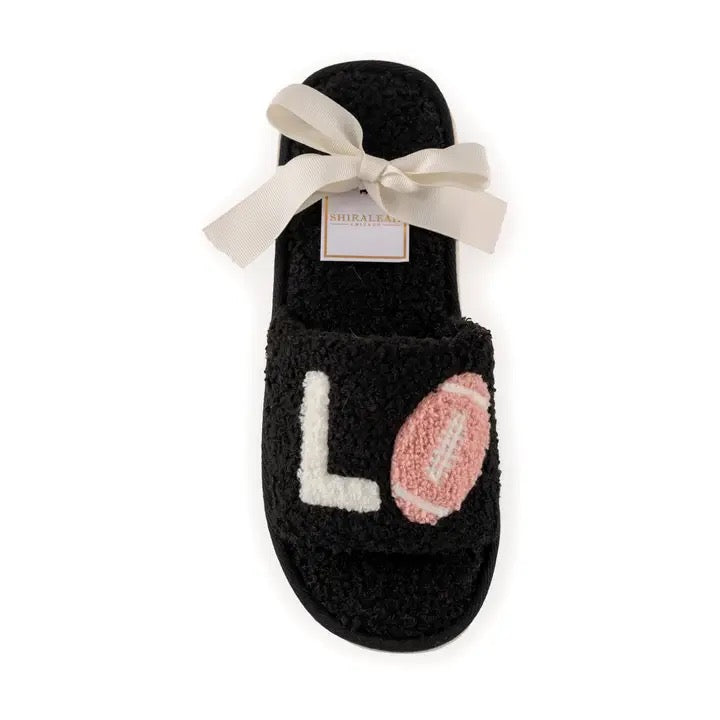 "Love" Game Day Slippers