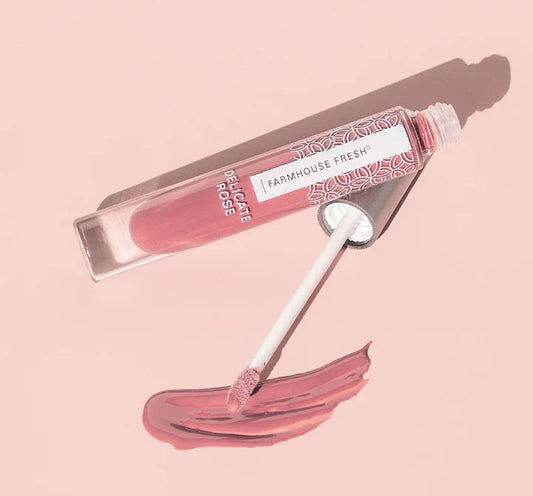 Vitamin Glaze® Oil-Infused Lip Gloss - Delicate Rose