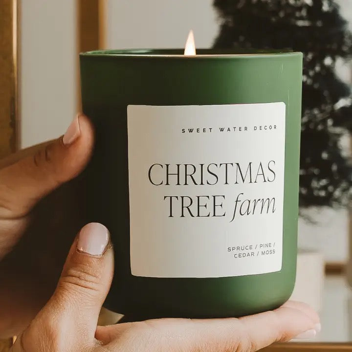 Christmas Tree Farm 15 oz Matte Soy Candle
