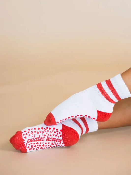 Rosso Vintage Short Crew Grip Sock