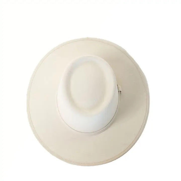 Vegan Suede Crown Top Hat