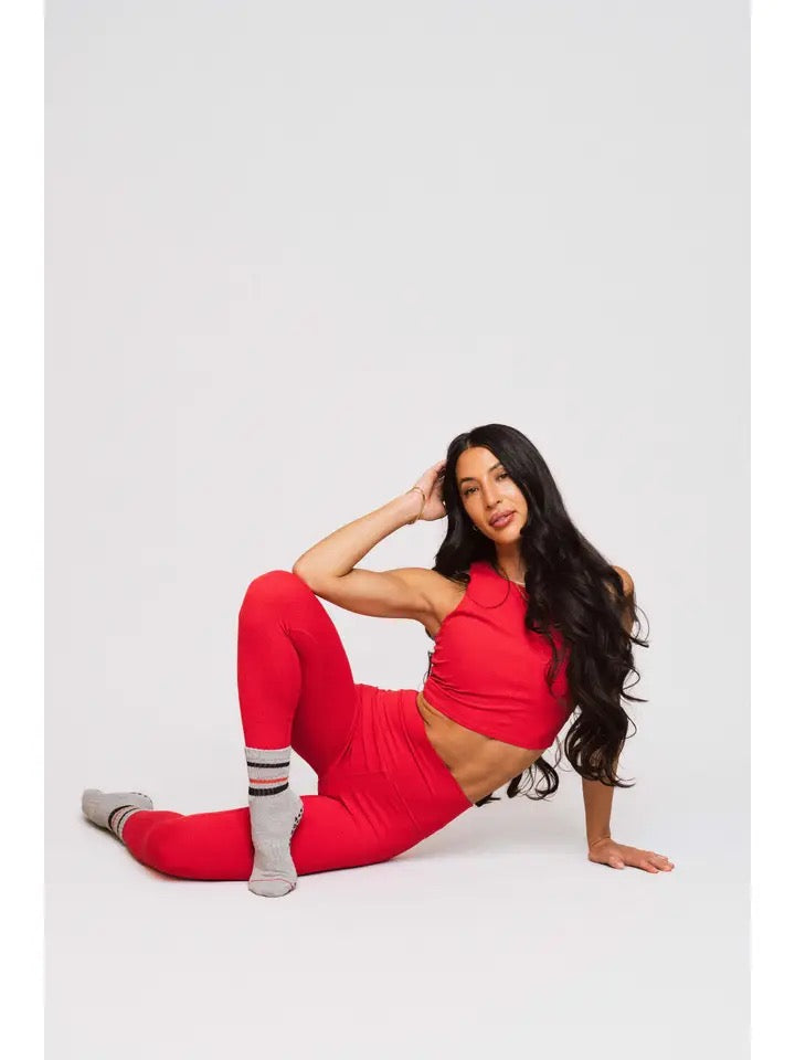 The Heathered Vintage Shorty Crew