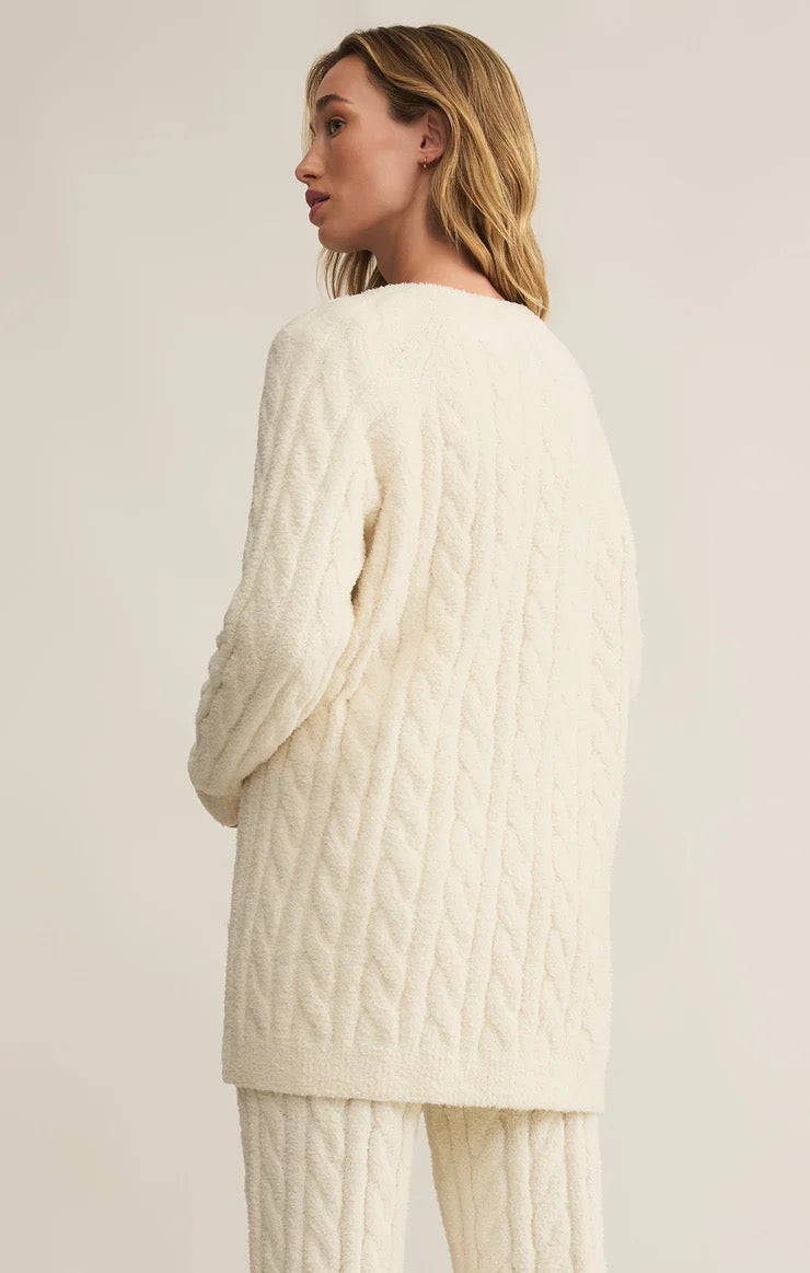 CATE CABLE KNIT CARDIGAN