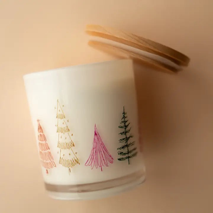 Festive Tree Wrap Soy Candle