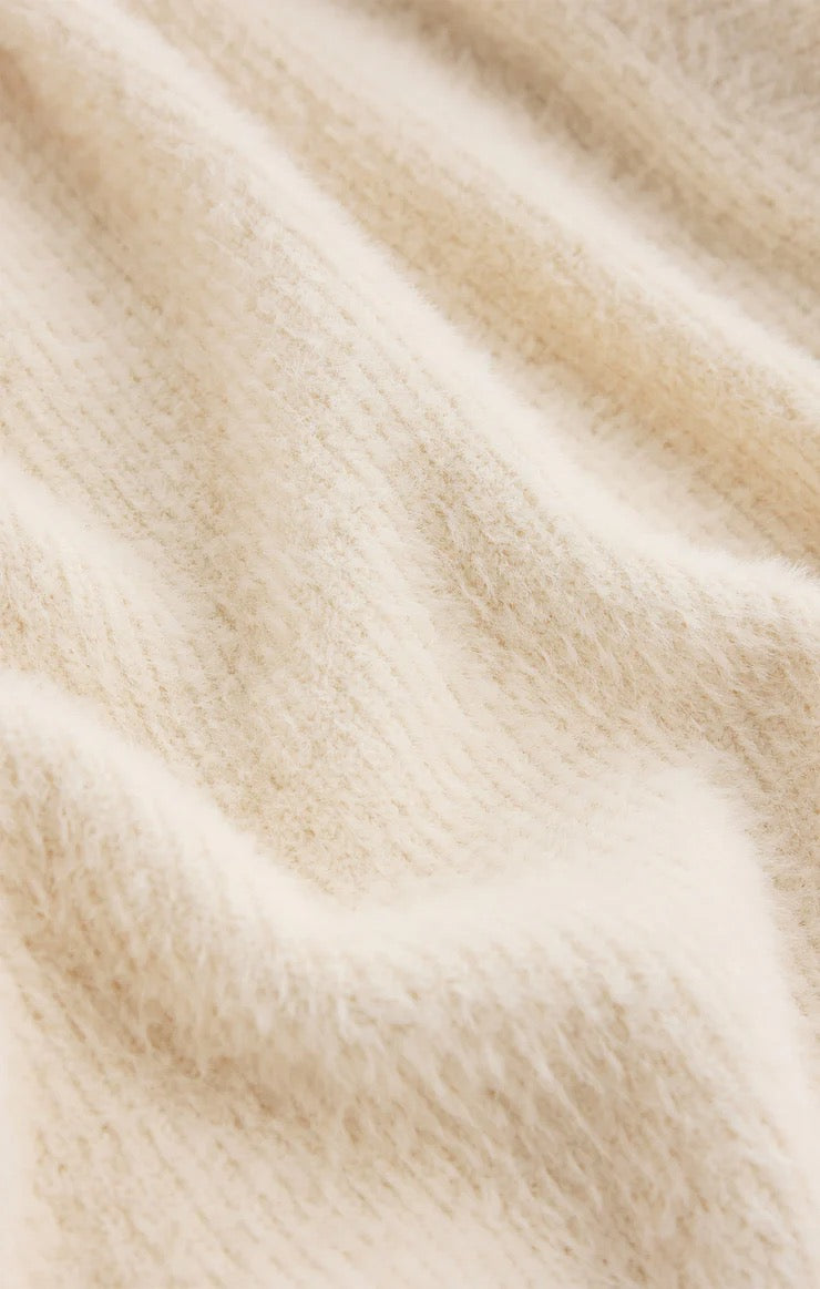 SADIRA FLUFFY CROP CARDIGAN