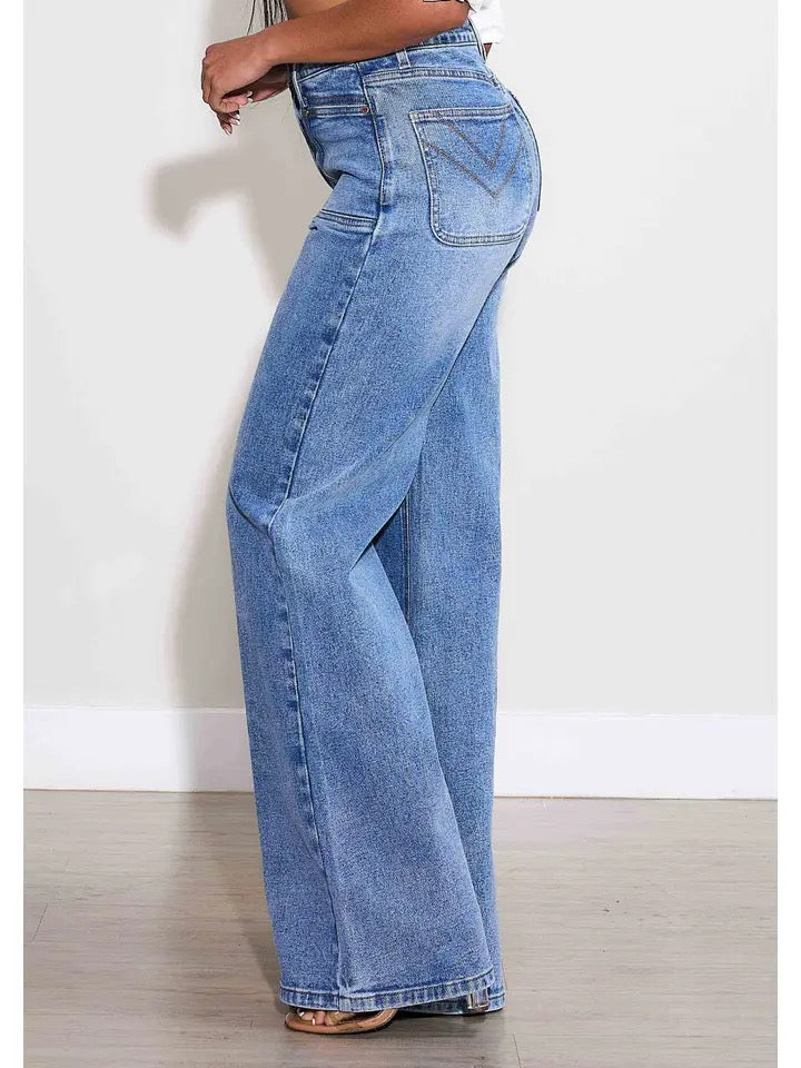 Wide Leg - Rigid with Comfort Stretch