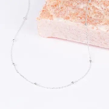 Sterling Silver Saturn Necklace