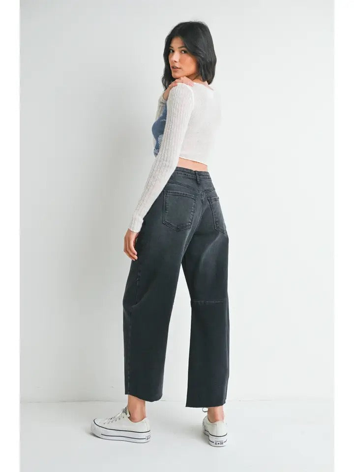 Barrel Jean w/ Seams