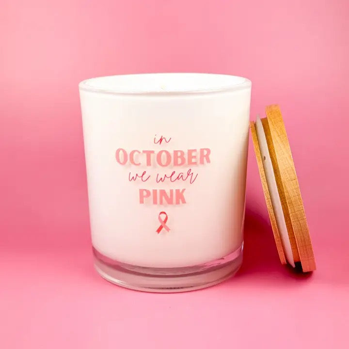 Breast Cancer Soy Candle