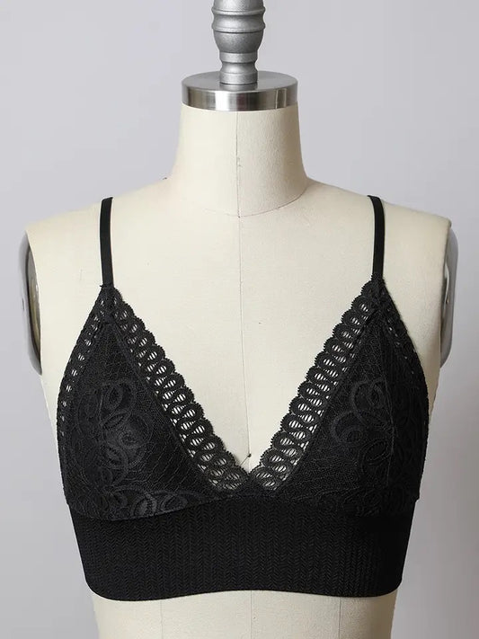Lace Longline Seamless Bralette