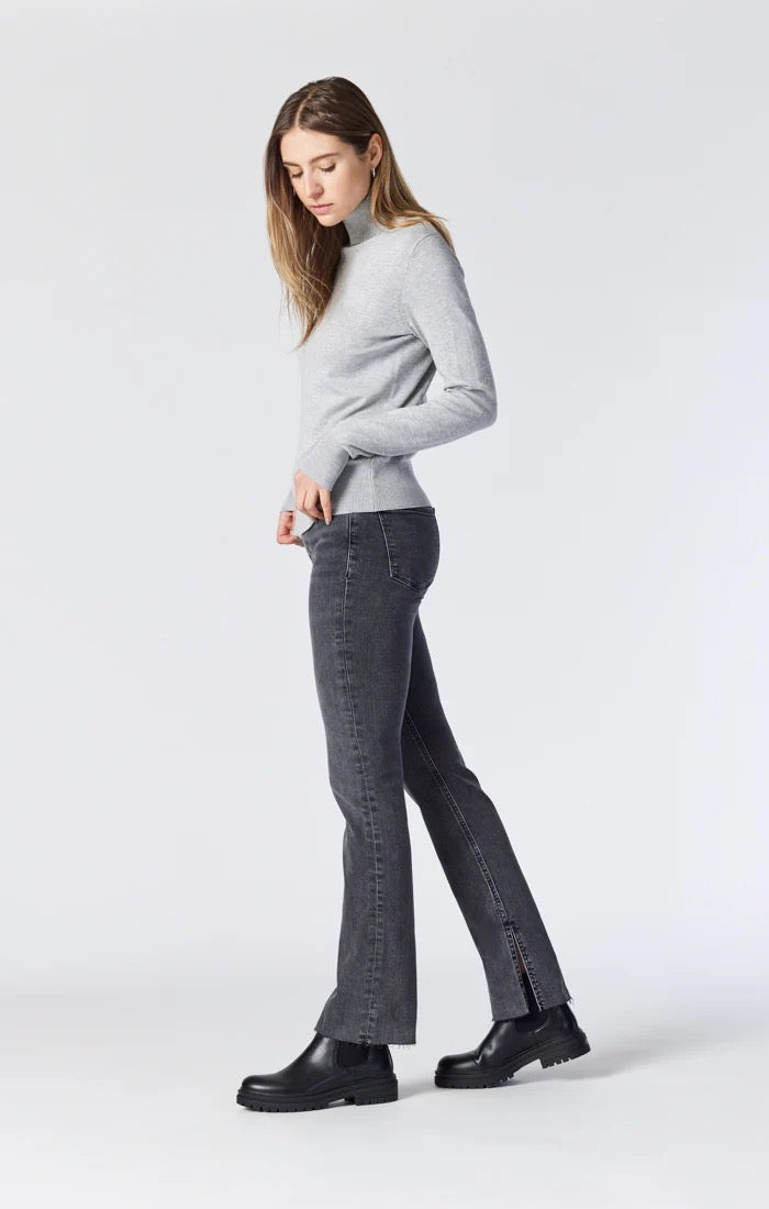 Maria Slit MID Rise Jeans