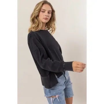 Oversized Cropped Top