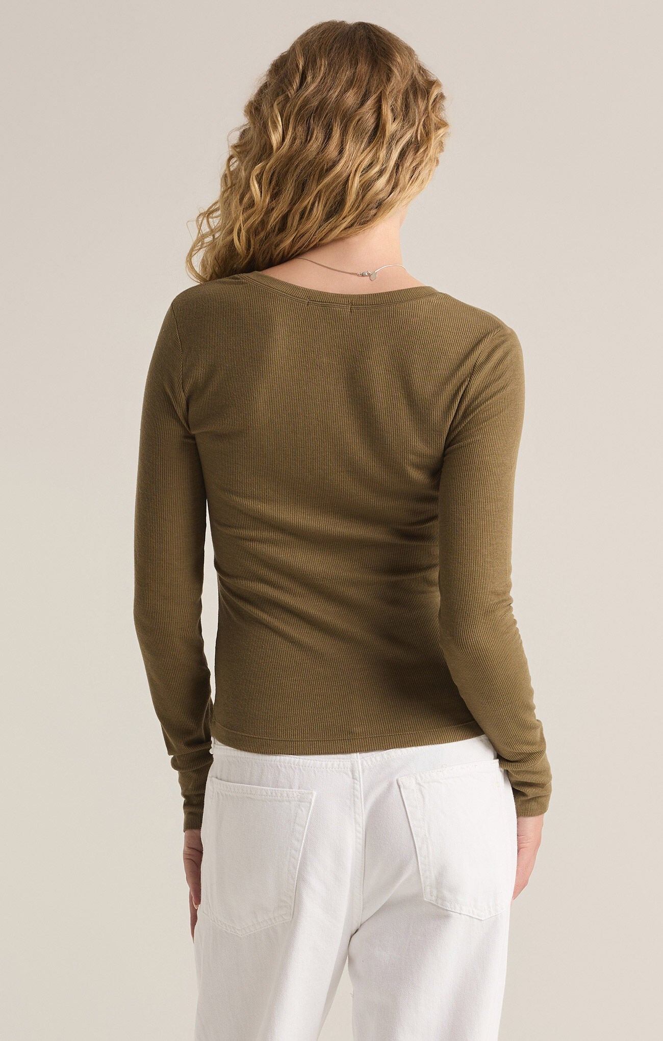 SCARLETT RIB HENLEY