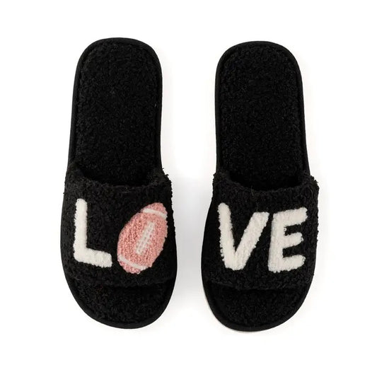 "Love" Game Day Slippers