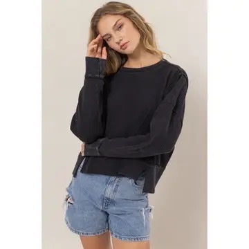 Oversized Cropped Top