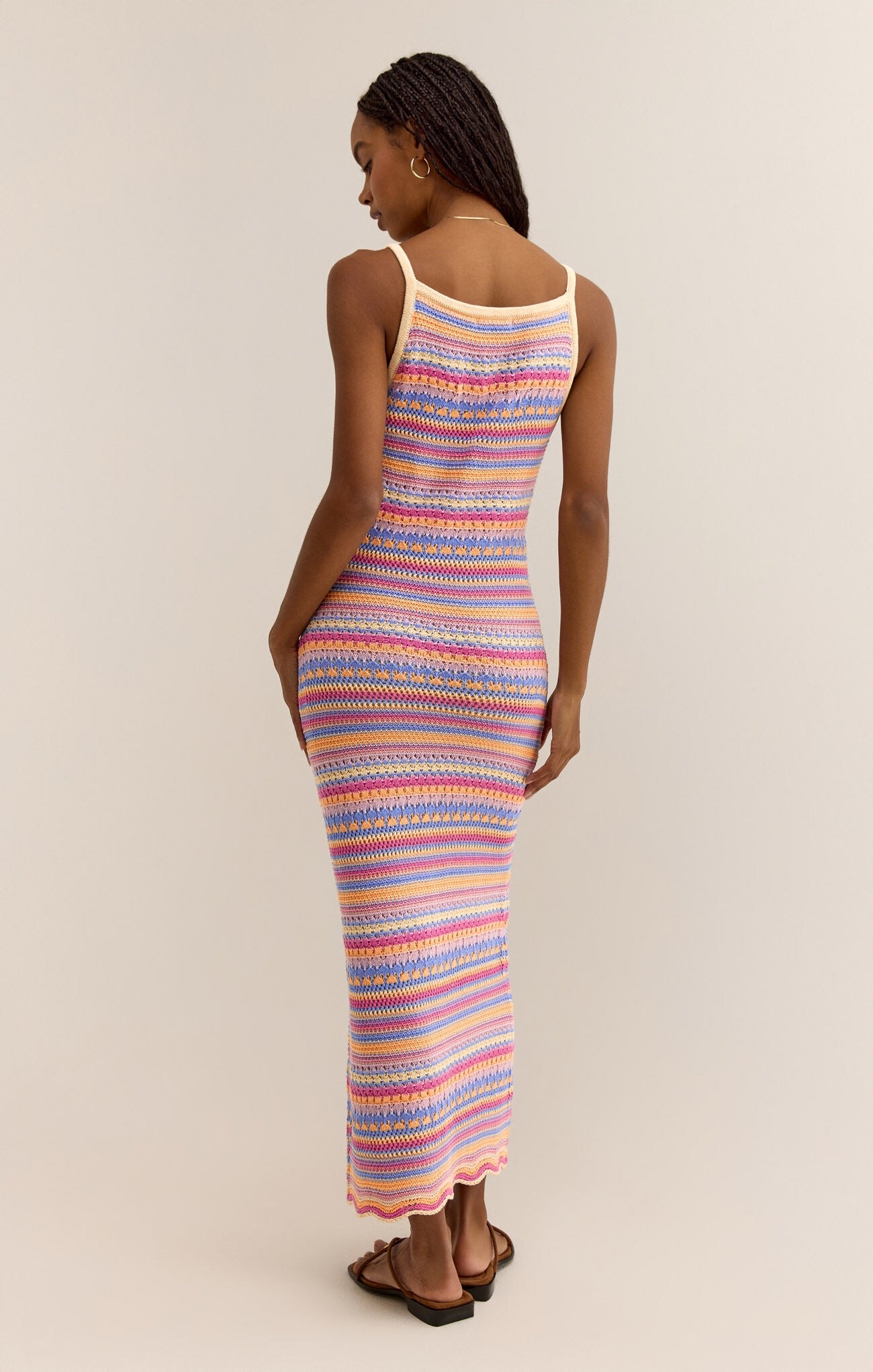 Santa Cruz Stripe Midi Dress