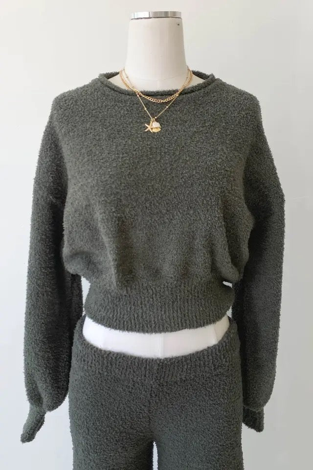 Terry Cloth Sweater