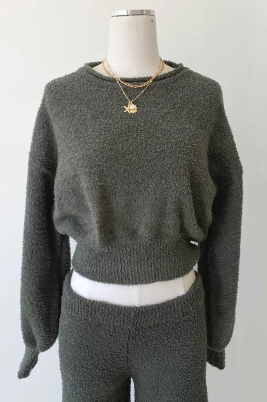 Terry Cloth Sweater