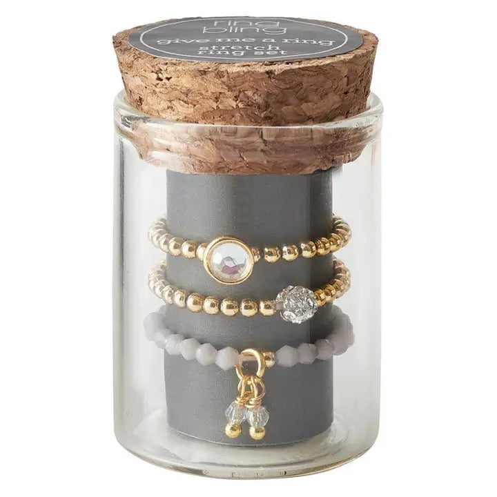 Ring Bling Stretch Ring Set - Give Me A Ring