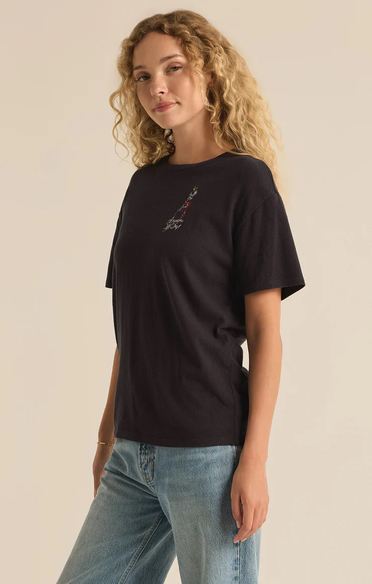 POPPIN PACIFIC EMBROIDERED TEE