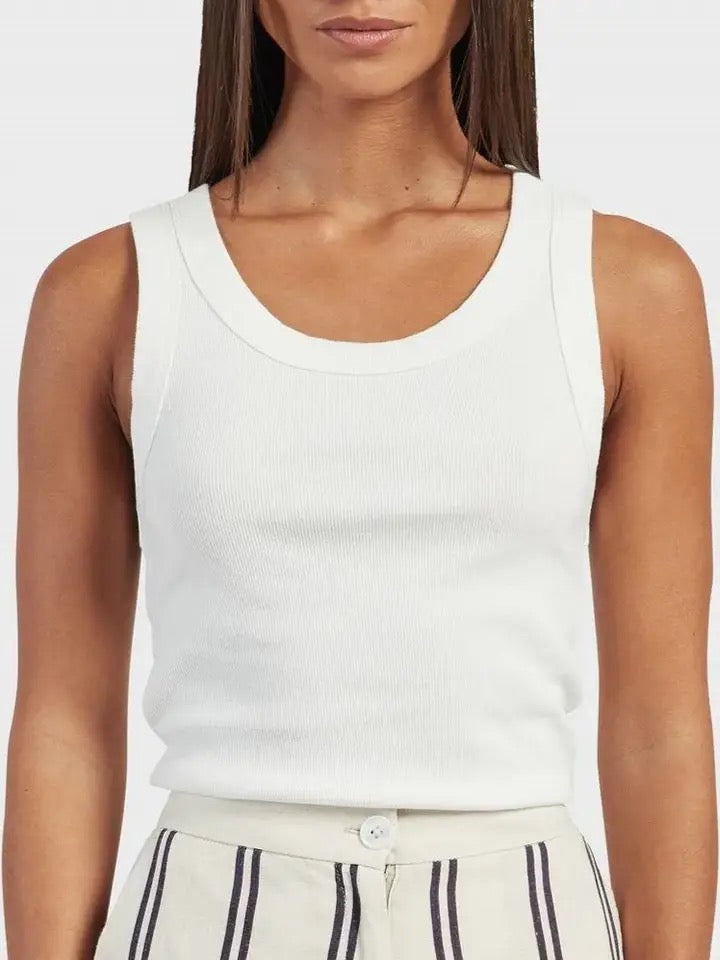Daily Leisure Essential Basic Rib Tank Top