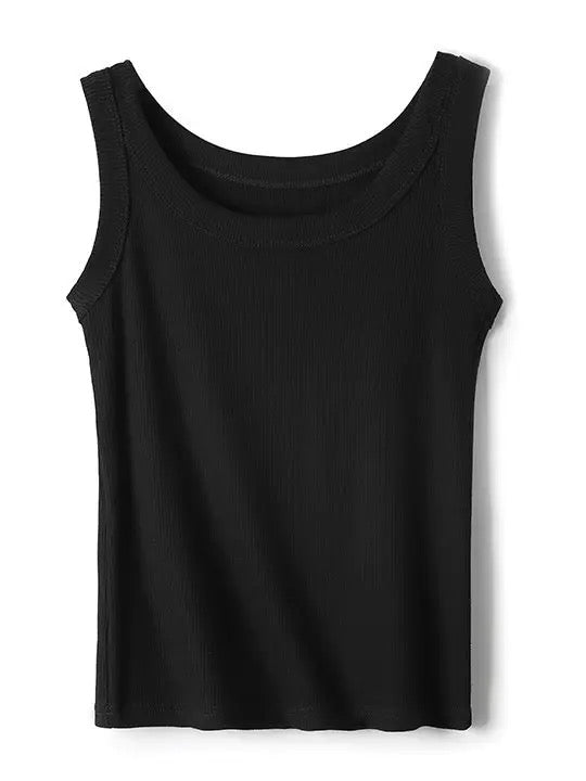 Daily Leisure Essential Basic Rib Tank Top