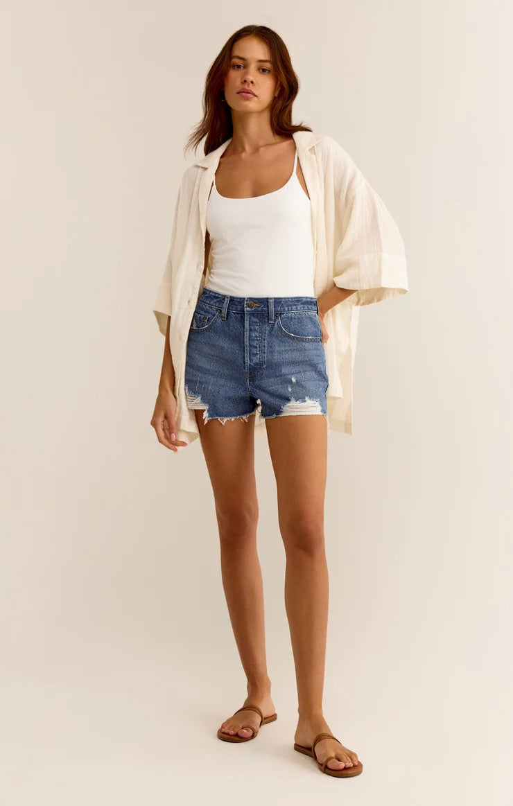 Classic Hi-Rise Denim Short