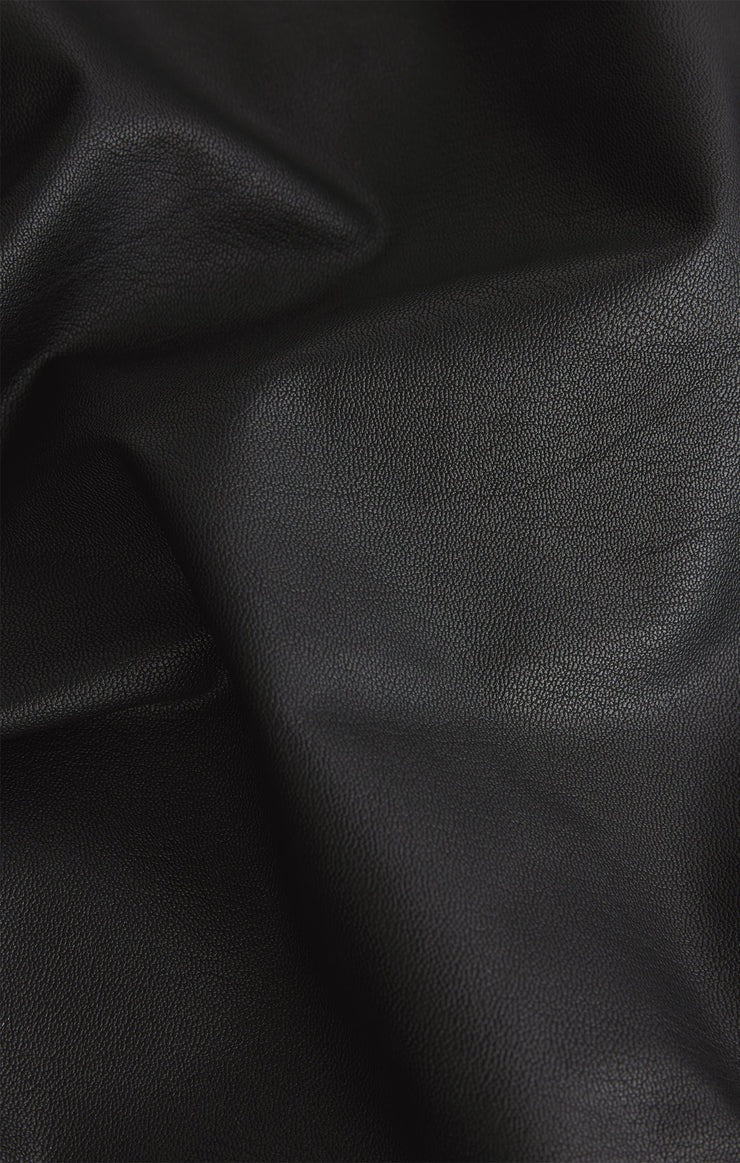 HERITAGE FAUX LEATHER JACKET