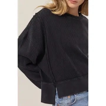 Oversized Cropped Top