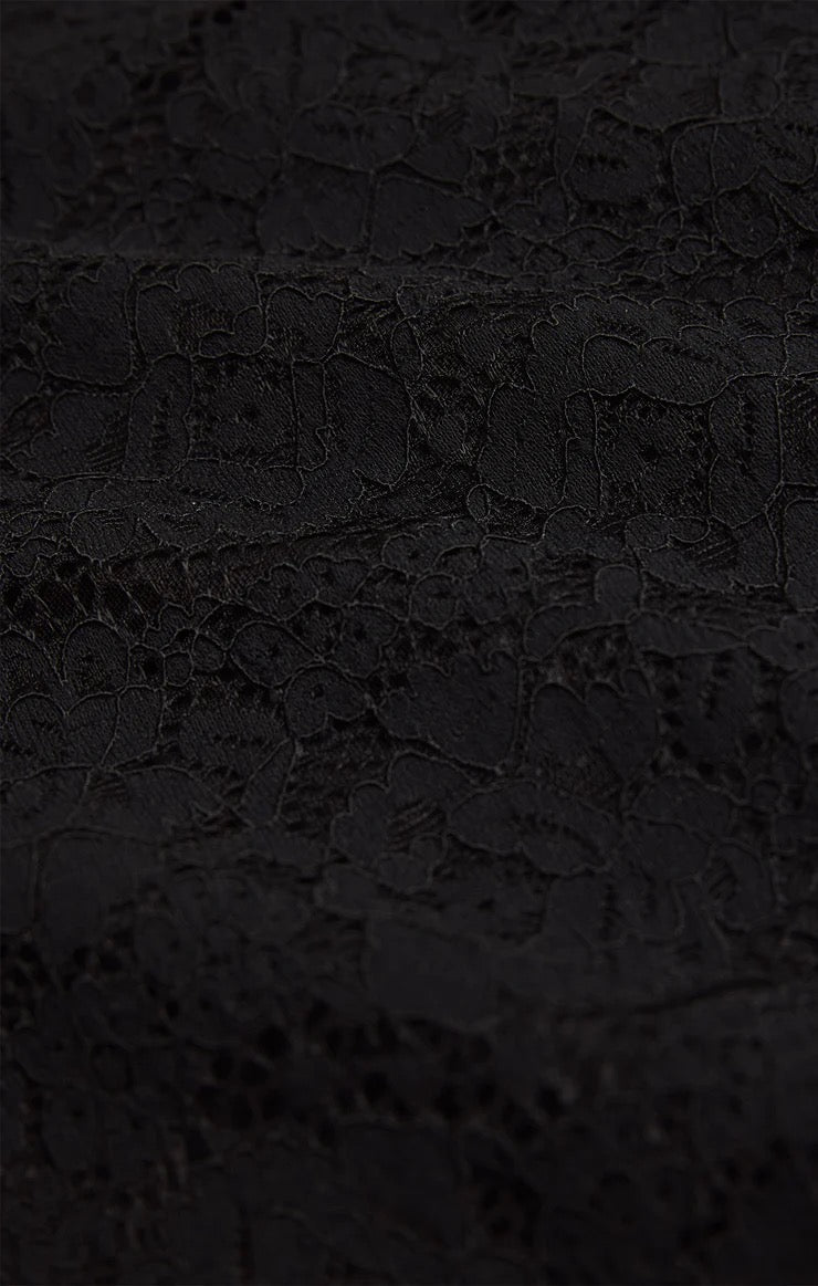 AURORA LACE CROPPED LONG SLEEVE